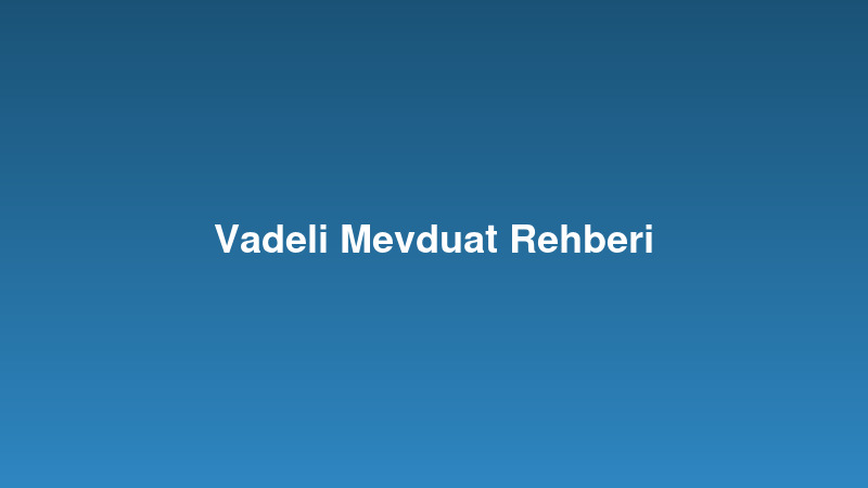 Vadeli mevduat ve tasarruf hesabi gorseli